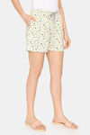Rosaline Mystic Town Knit Cotton Shorts (Pack of 2) - White Purple — thumbnail 8